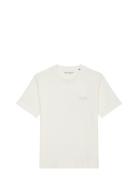 T-Shirts Short Sleeve Marc O'Polo Cream