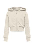 Kogbella Life L/S Zip Hood Short Ub Swt Kids Only Cream