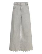 Loose Fitted Pant With Scallop Edge Stella Nova Grey