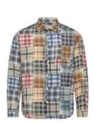 Zinger Patchwork Long Sleeve Shirt Percival Patterned