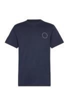 Ronald Cotton Tee Ss Clean Cut Copenhagen Navy