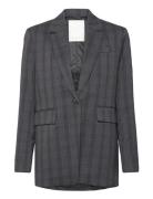 Mschcalile Loose Blazer Chk MSCH Copenhagen Grey