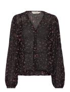 Mschorabella Shirt Aop MSCH Copenhagen Black