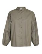 Mschjeovana Petronia Shirt MSCH Copenhagen Khaki