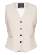 Brassicabbbielle Waistcoat Bruuns Bazaar Cream