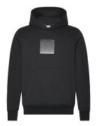 Ombre Embroidered Logo Hoodie Calvin Klein Black