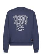 Tjm Bxy Wshd Prep Explr Crew Ext Tommy Jeans Navy