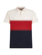 Colorblock Reg Polo Tommy Hilfiger Cream