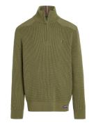 Utility Half Zip Regular Sweater Tommy Hilfiger Khaki