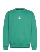 Monologo Crew Neck Calvin Klein Jeans Green