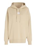 Woven Label Over D Hoodie Calvin Klein Jeans Beige