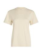 Multi Logo Regular T-Shirt Calvin Klein Cream