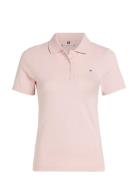 1985 Slim Pique Polo Ss Tommy Hilfiger Pink