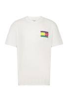 Tjm Reg Pop Color Flag Tee Ext Tommy Jeans White