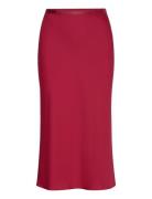 Recycled Cdc Bias Cut Midi Skirt Calvin Klein Red