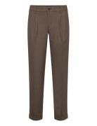 Lyon Xo Luca Pleat Pants Clean Cut Copenhagen Brown