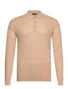 Rowan Structure Ls Polo J. Lindeberg Beige