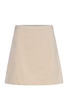 Slhelle Aline Skirt Soaked In Luxury Beige