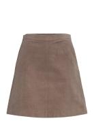 Slhelle Aline Skirt Soaked In Luxury Brown