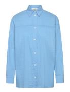 Crinckle Pop Vinny Shirt Mads Nørgaard Blue