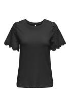 Onlebba Life S/S Lace Top Jrs ONLY Black