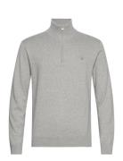 Cotton Half Zip GANT Grey