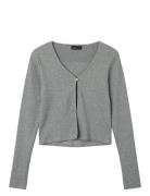 Nlfkula Ls Rib Cardigan LMTD Grey