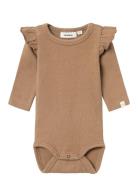 Nbfthoro Ls Slim Body Lil Lil'Atelier Brown