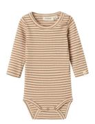 Nbflake Ls Slim Body Lil Lil'Atelier Beige