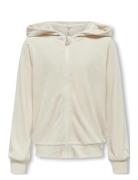 Kogrebel L/S Zip Hood Swt Kids Only Cream