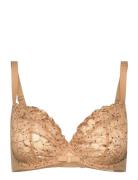 Fleurs Signature Covering Underwired Bra CHANTELLE Beige