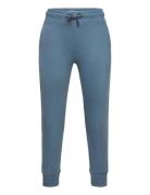 Cotton Jogger-Style Trousers Mango Blue