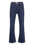 Flared Jeans With Pocket Mango Blue