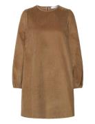 Slfjenny Ls O-Neck Corduroy Dress D2 Selected Femme Brown