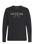 Big Hilfiger Ls Tee Tommy Hilfiger Black