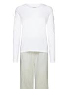 L/S Sleep Set Calvin Klein White