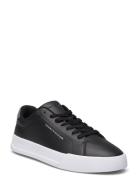 Th Court Leather Grain Ess Tommy Hilfiger Black