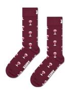 Glass Of Wine Sock Happy Socks Burgundy