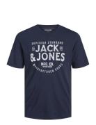 Jjjeans Tee Ss O-Neck Ln Jack & J S Navy