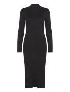 Vmlynzi Ls Calf Knit Dress Vma Noos Vero Moda Black