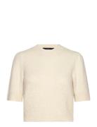 Vmnovah Ss O-Neck Puff Pullover Ga Noos Vero Moda Cream