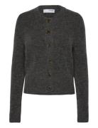 Slfsia Ras Ls Knit Cardigan Noos Selected Femme Grey