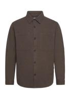 Slh-Heavy Twill Overshirt Ls Noos Selected Homme Brown