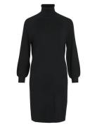 Viostria Roll Neck L/S Knit Dress - Noos Vila Black