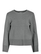 Vicassie O-Neck L/S Knit Top - Noos Vila Grey