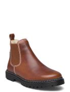 Booties - Flat - With Elastic ANGULUS Brown