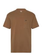 Relaxed Pocket Tee Lee Jeans Brown