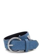 Hammered Heart Belt Fabienne Chapot Blue