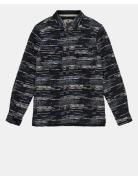 Akoscar Jacquard Overshirt Anerkjendt Black