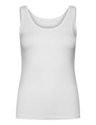 Women Bamboo Tank Top URBAN QUEST White